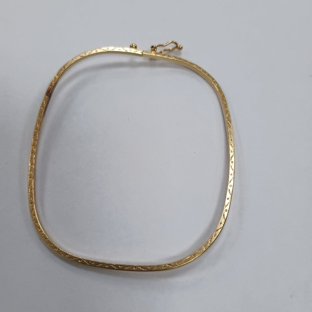 PULSERA RIGIDA ORO 10 K 2,40 GRMS (SEMINUEVO)