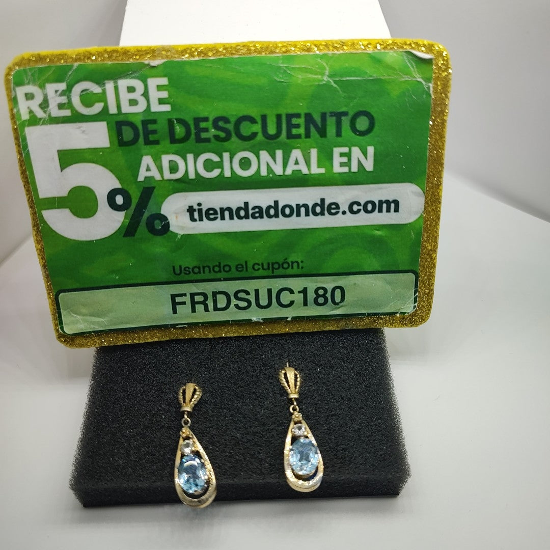 ARETES PAR ORO 8 K 5.8 GRMS (SEMINUEVO)