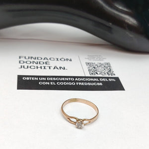 ANILLO ORO 10 K 1,50 GRMS (SEMINUEVO)