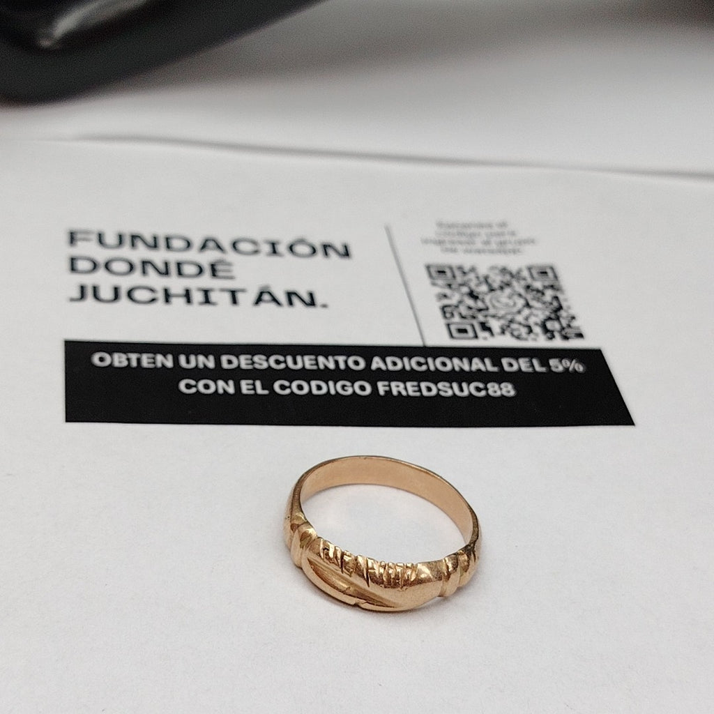 ANILLO ORO 10 K 3,60 GRMS (SEMINUEVO)