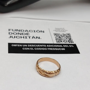ANILLO ORO 10 K 3,60 GRMS (SEMINUEVO)