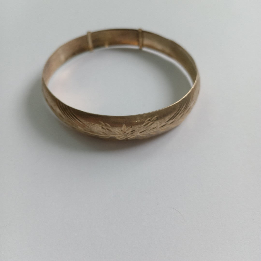 PULSERA RIGIDA ORO 10 K 9.3 GRMS (SEMINUEVO)