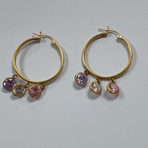 ARRACADAS PAR ORO 14 K 6,60 GRMS (SEMINUEVO)