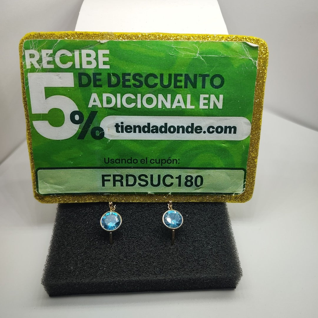 ARRACADAS PAR ORO 14 K 3.9 GRMS (SEMINUEVO)