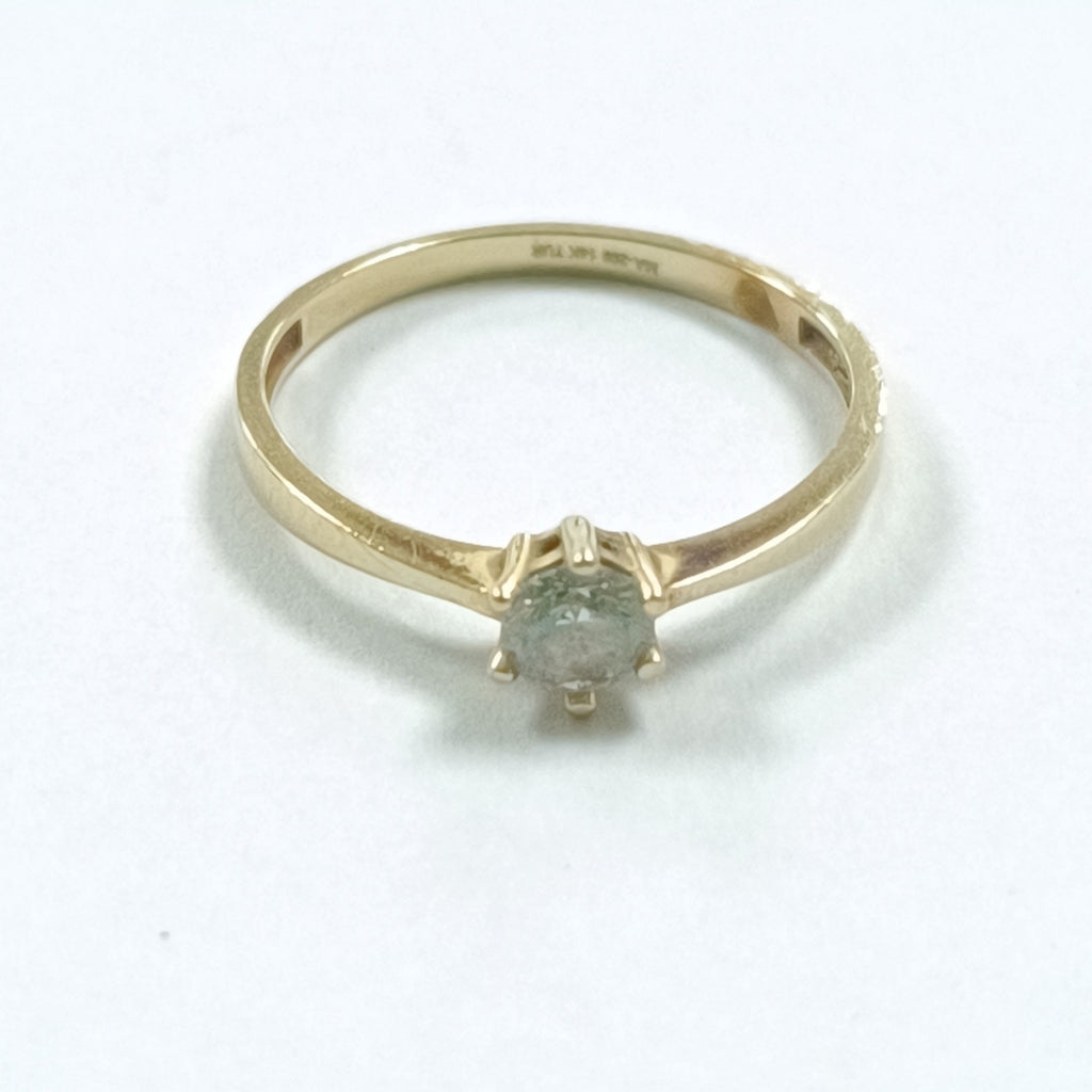 SOLITARIO ORO 14 K 1.8 GRMS (SEMINUEVO)