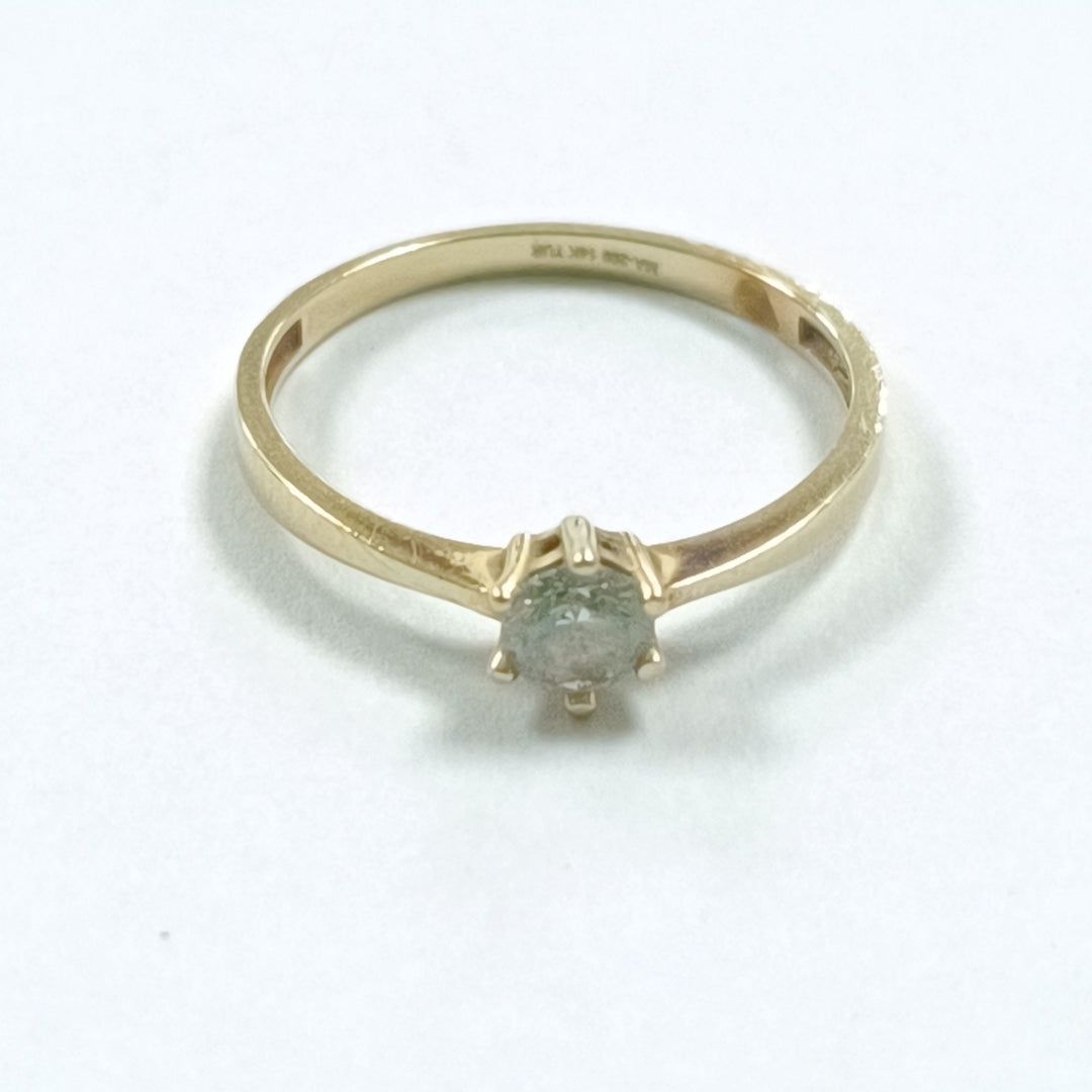SOLITARIO ORO 14 K 1.8 GRMS (SEMINUEVO)
