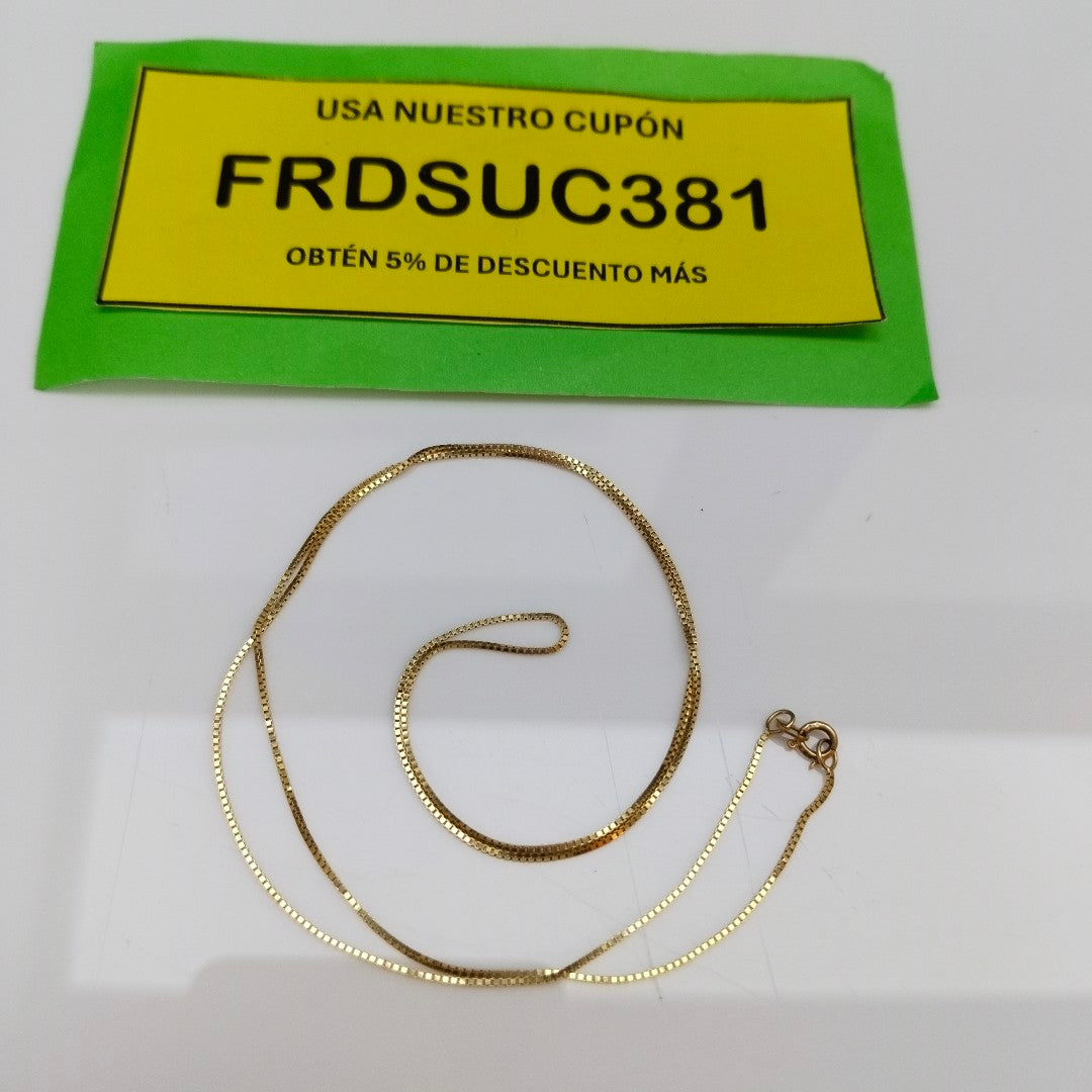 CADENA ORO 14 K 2 GRMS (SEMINUEVO)