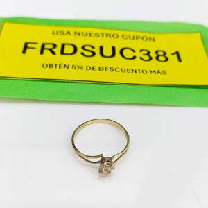 SOLITARIO ORO 10 K 1.1 GRMS (SEMINUEVO)
