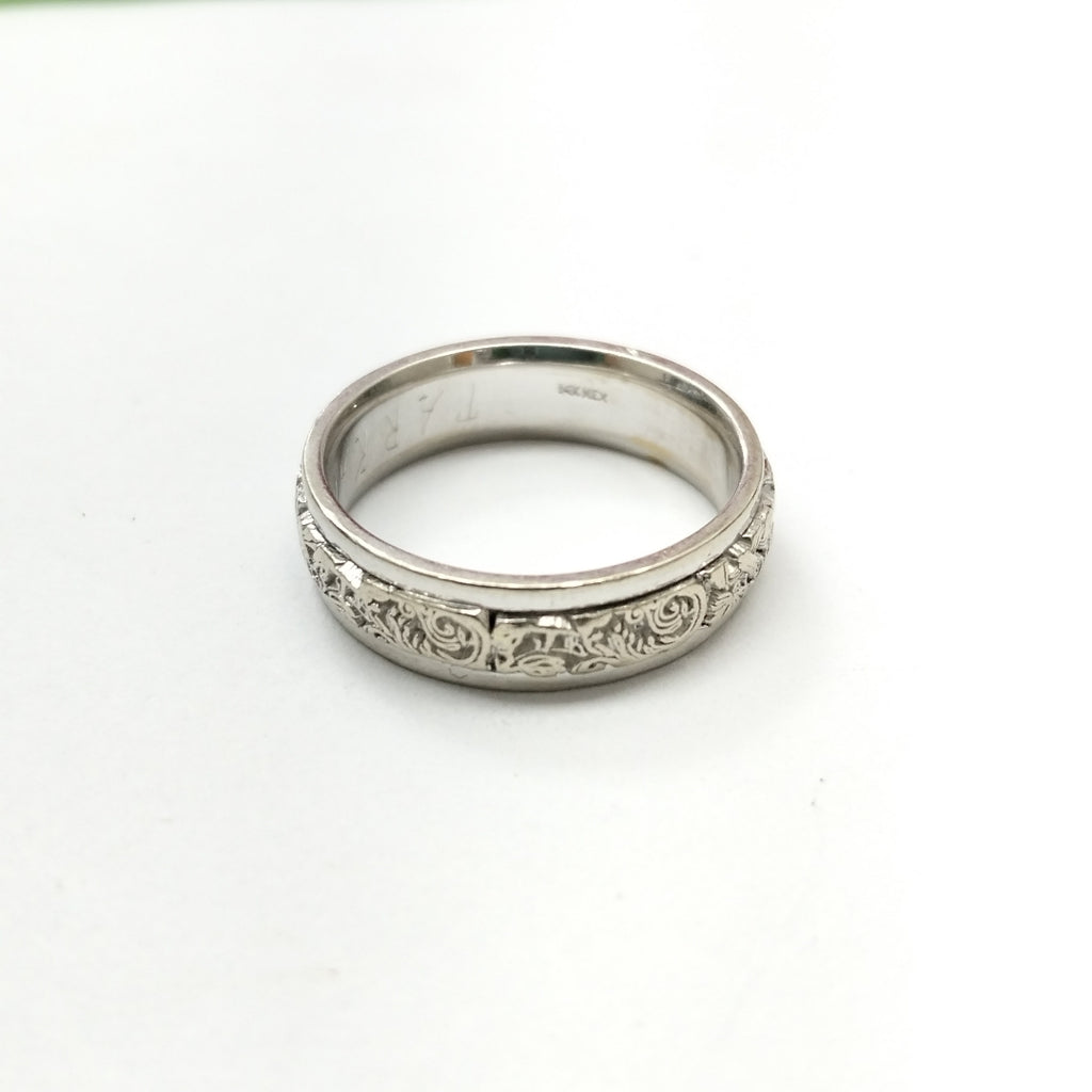ARGOLLA ORO,ORO BLANCO 14 K 7,40 GRMS (SEMINUEVO)