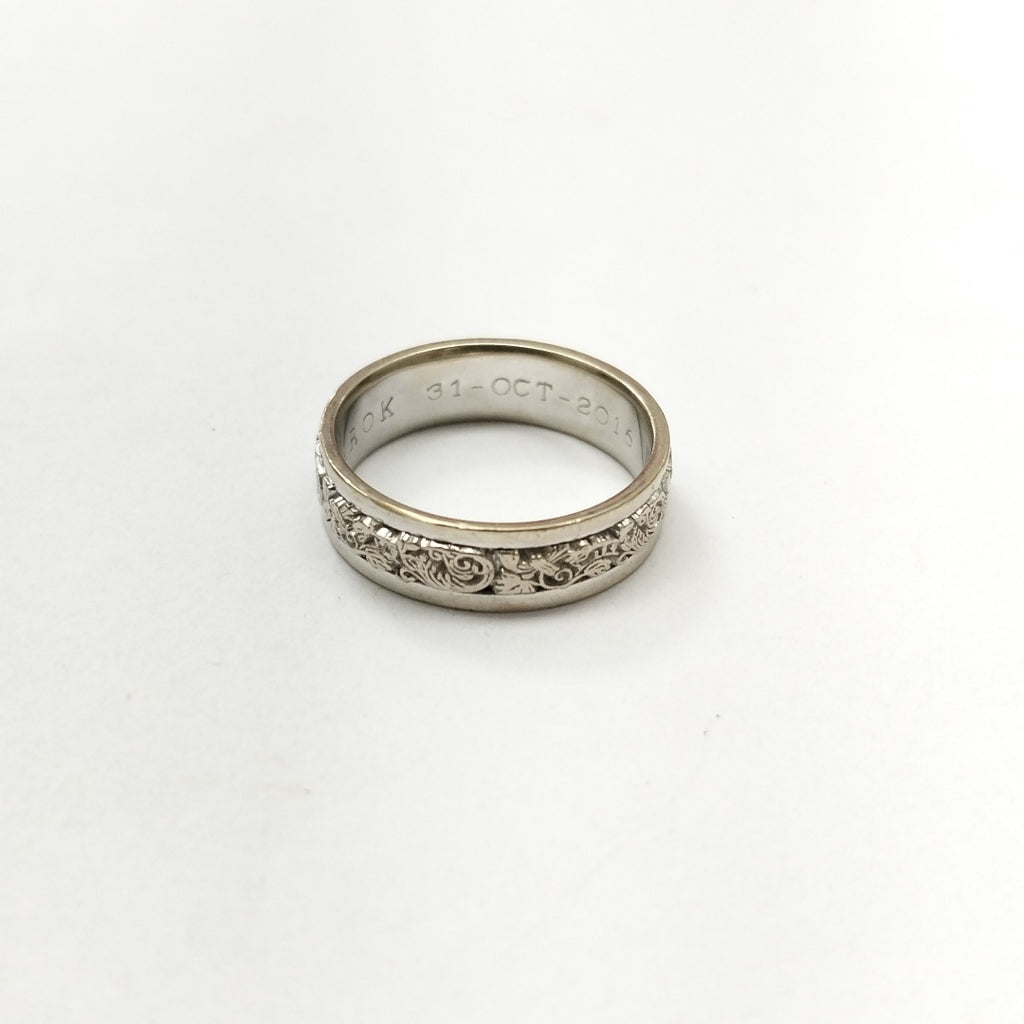 ARGOLLA ORO,ORO BLANCO 14 K 5,70 GRMS (SEMINUEVO)