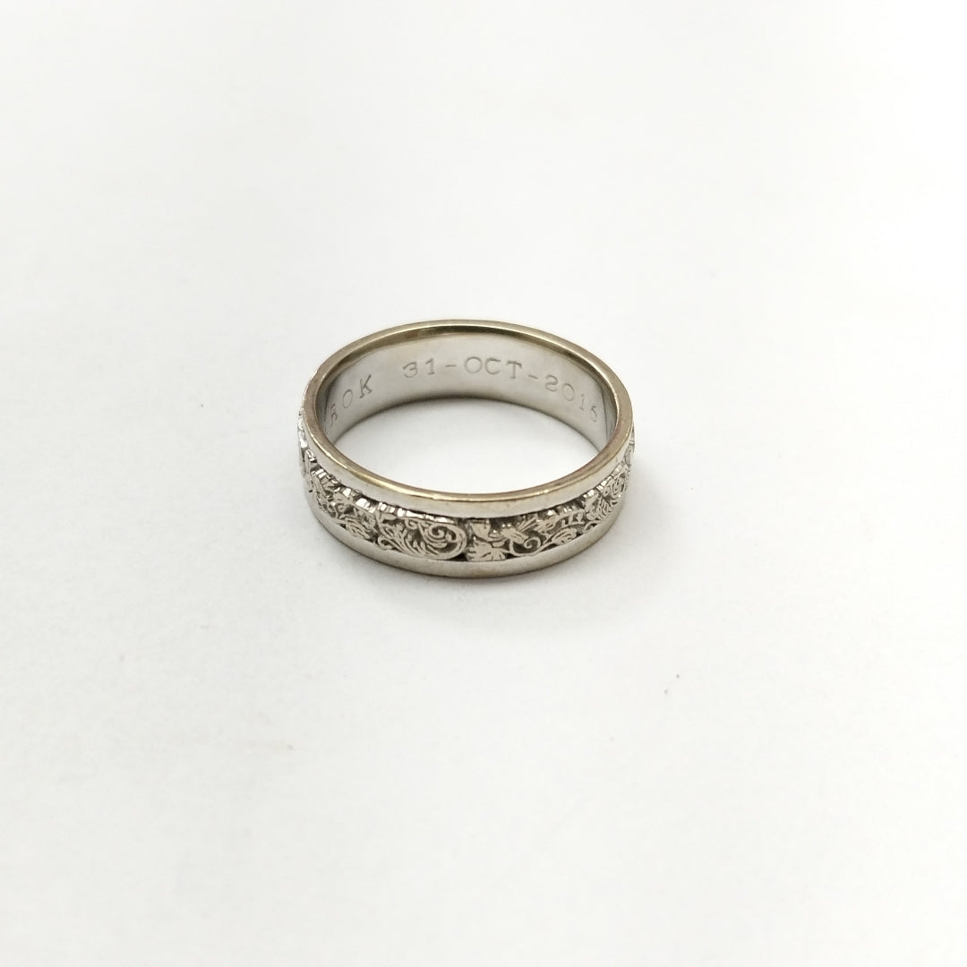 ARGOLLA ORO,ORO BLANCO 14 K 5,70 GRMS (SEMINUEVO)