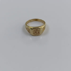 ANILLO DE GRADUACIÓN ORO 14 K 5.2 GRMS (SEMINUEVO)