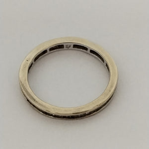 ANILLO ORO BLANCO 18 K 2,00 GRMS (SEMINUEVO)