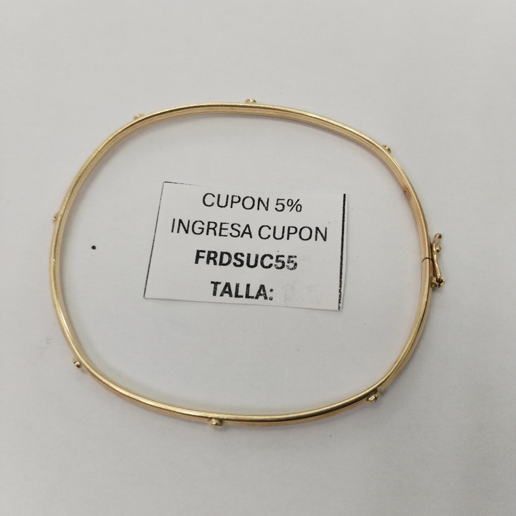 PULSERA RIGIDA ORO 10 K 5.1 GRMS (SEMINUEVO)
