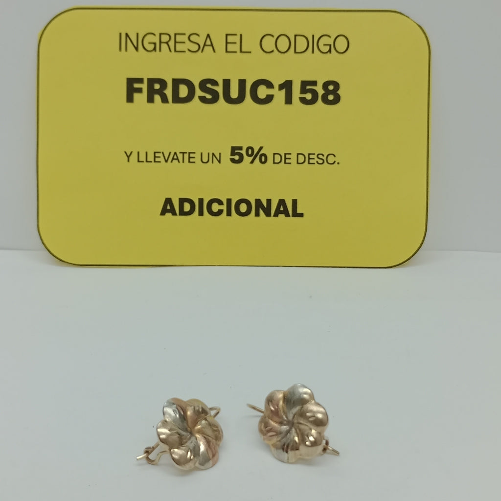 ARETES PAR ORO 10 K 1,50 GRMS (SEMINUEVO)