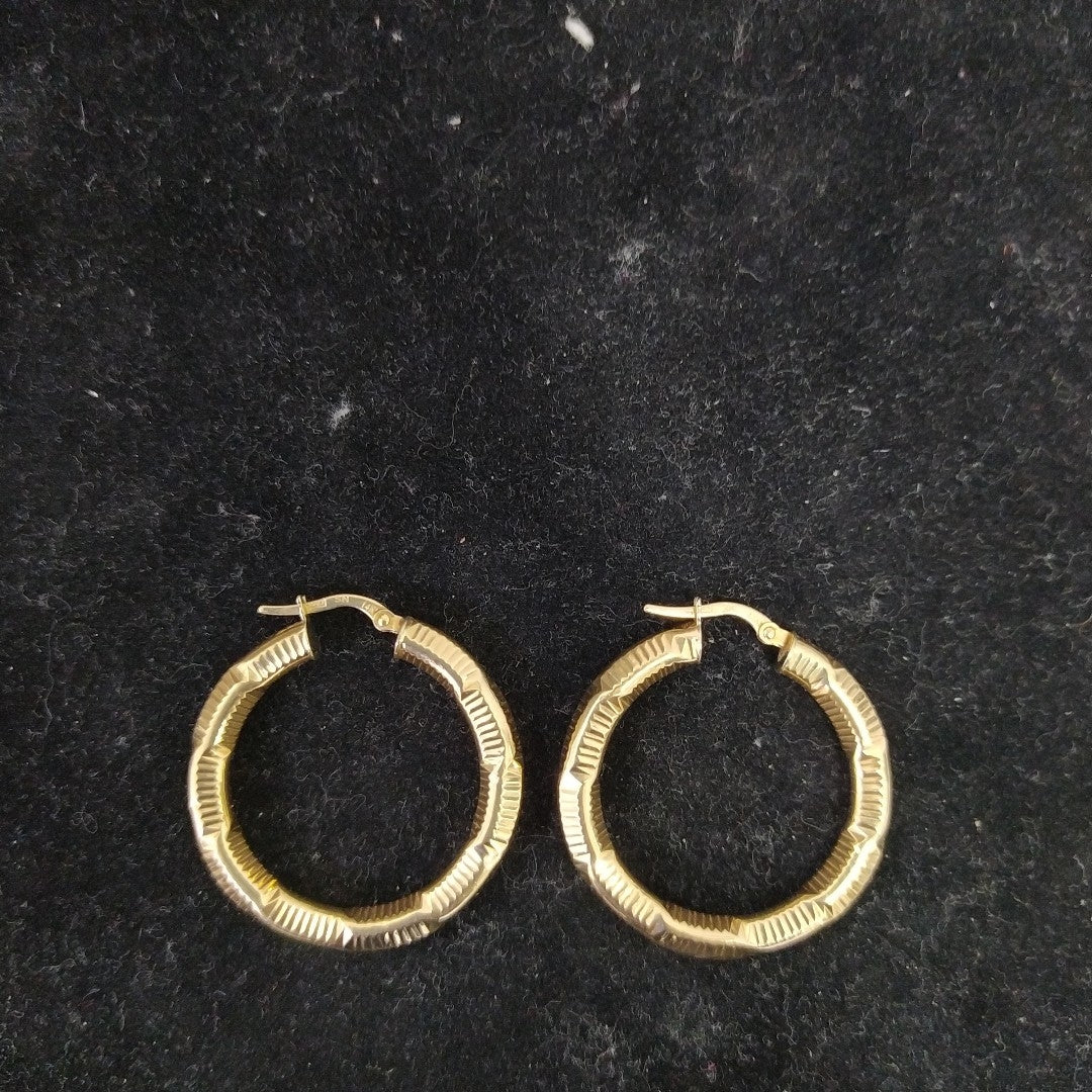 ARRACADAS PAR ORO 14 K 2,10 GRMS (SEMINUEVO)