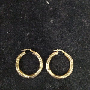 ARRACADAS PAR ORO 14 K 2,10 GRMS (SEMINUEVO)