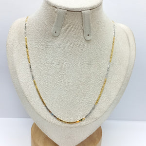CADENA ORO, ORO COMBINADO 14 K 4.7 GRMS (SEMINUEVO)