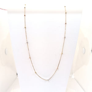 GARGANTILLA ORO,RODIADO 14 K 2,40 GRMS (SEMINUEVO)