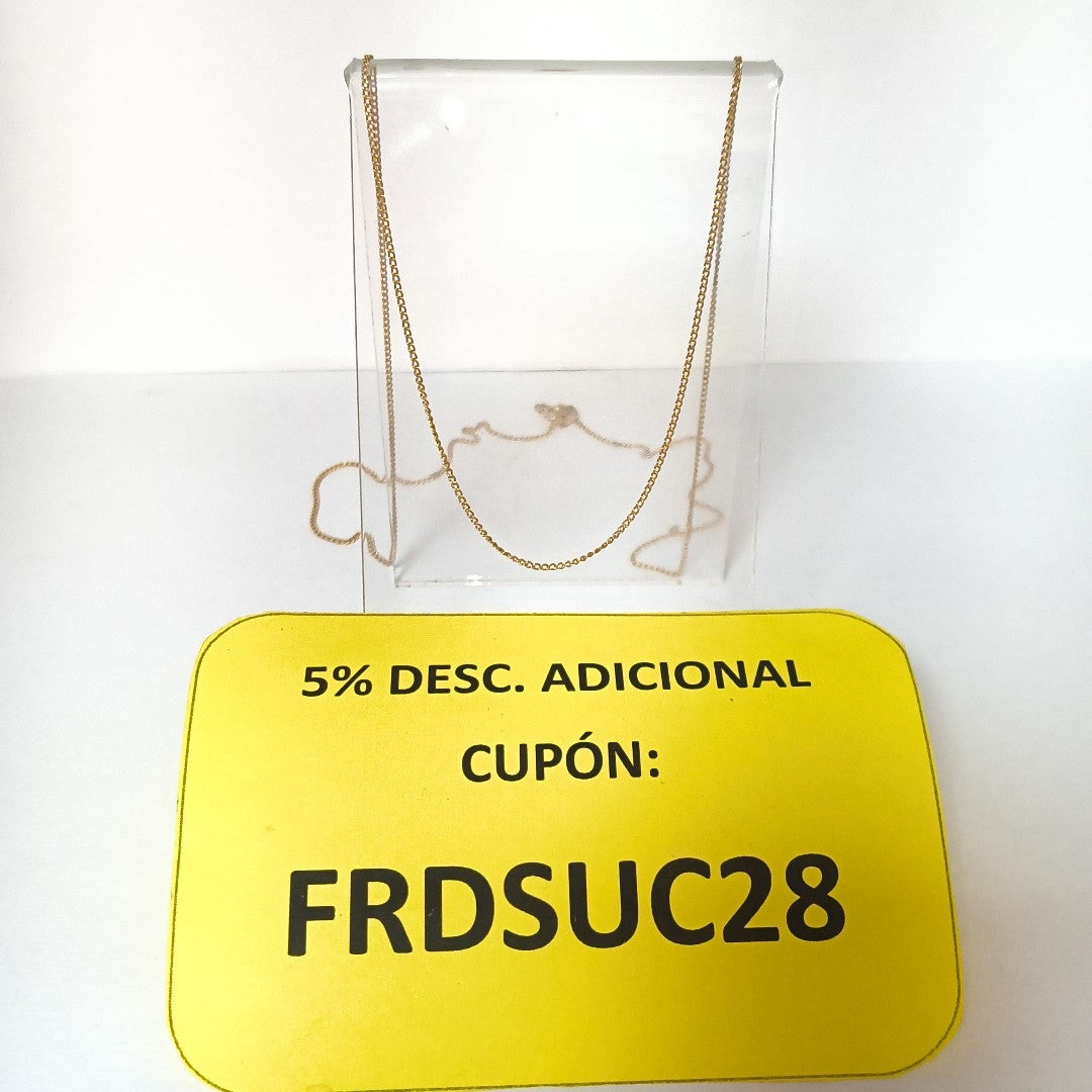 CADENA ORO 10 K 1,70 GRMS (SEMINUEVO)