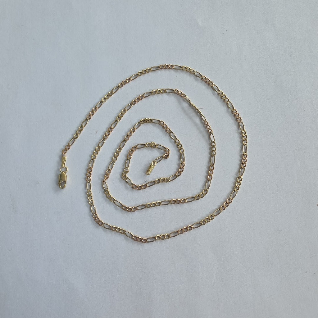 CADENA ORO COMBINADO 14 K 3,20 GRMS (SEMINUEVO)