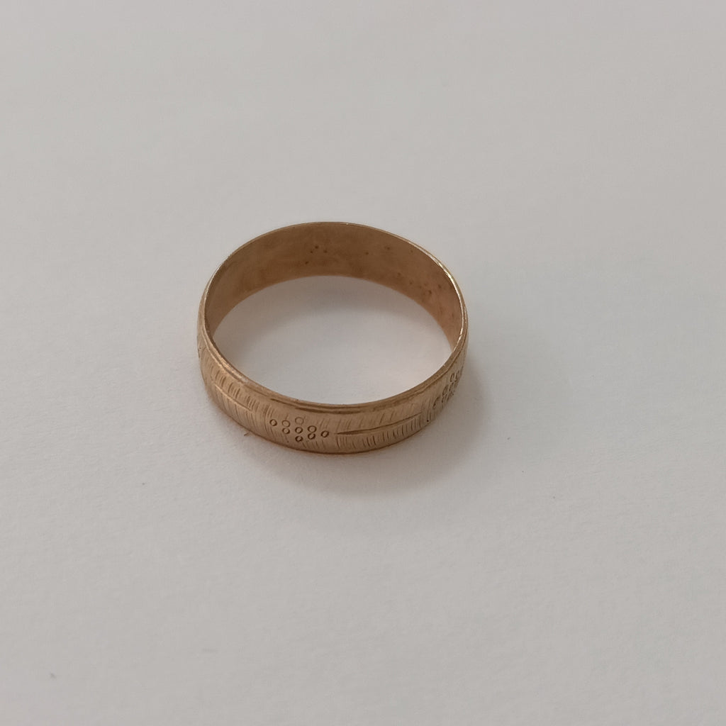 ARGOLLA ORO 10 K 1.7 GRMS (SEMINUEVO)