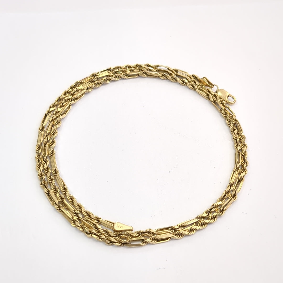 CADENA ORO 14 K 13.8 GRMS (SEMINUEVO)