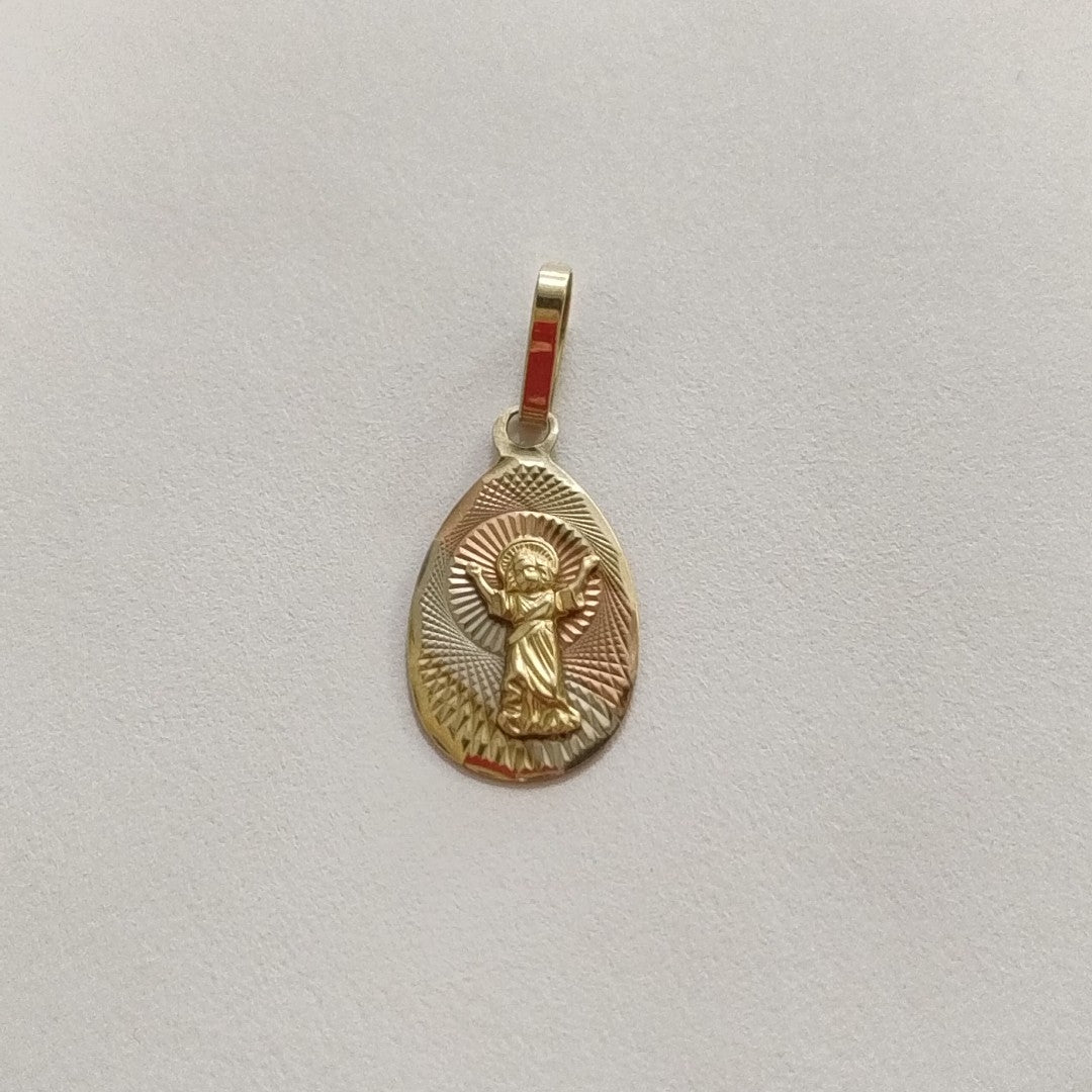 MEDALLA RELIGIOSA ORO 10 K 0.9 GRMS (SEMINUEVO)