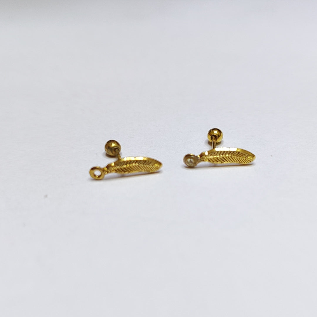 ARETES PAR ORO 10 K 0.2 GRMS (SEMINUEVO)
