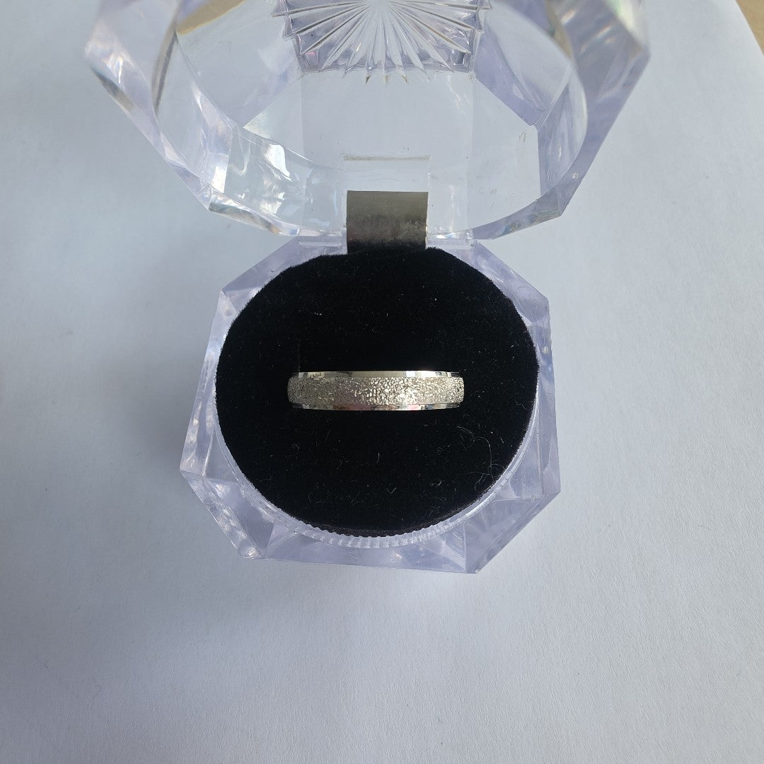 ARGOLLA ORO BLANCO 10 K 1.1 GRMS (SEMINUEVO)