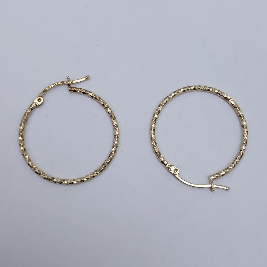 ARRACADAS PAR ORO 14 K 2,00 GRMS (SEMINUEVO)