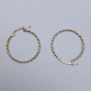ARRACADAS PAR ORO 14 K 2,00 GRMS (SEMINUEVO)