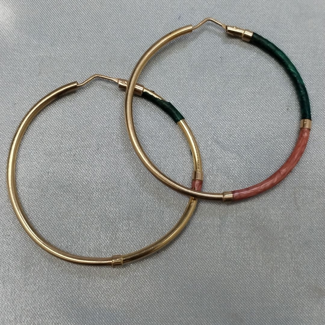 ARRACADAS PAR ORO 14 K 5.2 GRMS (SEMINUEVO)