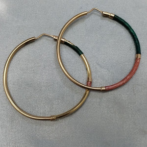 ARRACADAS PAR ORO 14 K 5.2 GRMS (SEMINUEVO)