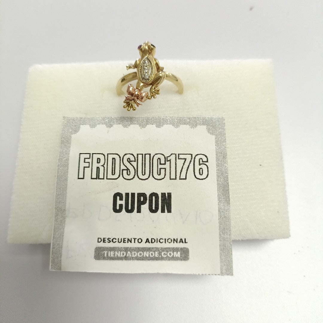 ANILLO ORO 10 K 3,60 GRMS (SEMINUEVO)