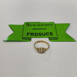 ANILLITO ORO 10 K 0,90 GRMS (SEMINUEVO)