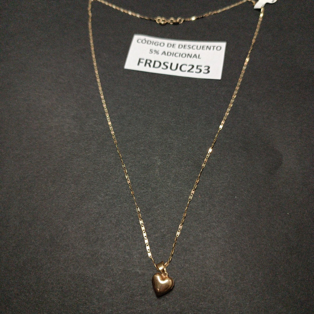 CADENA, DIJE ORO 10 K 2.2 GRMS (SEMINUEVO)