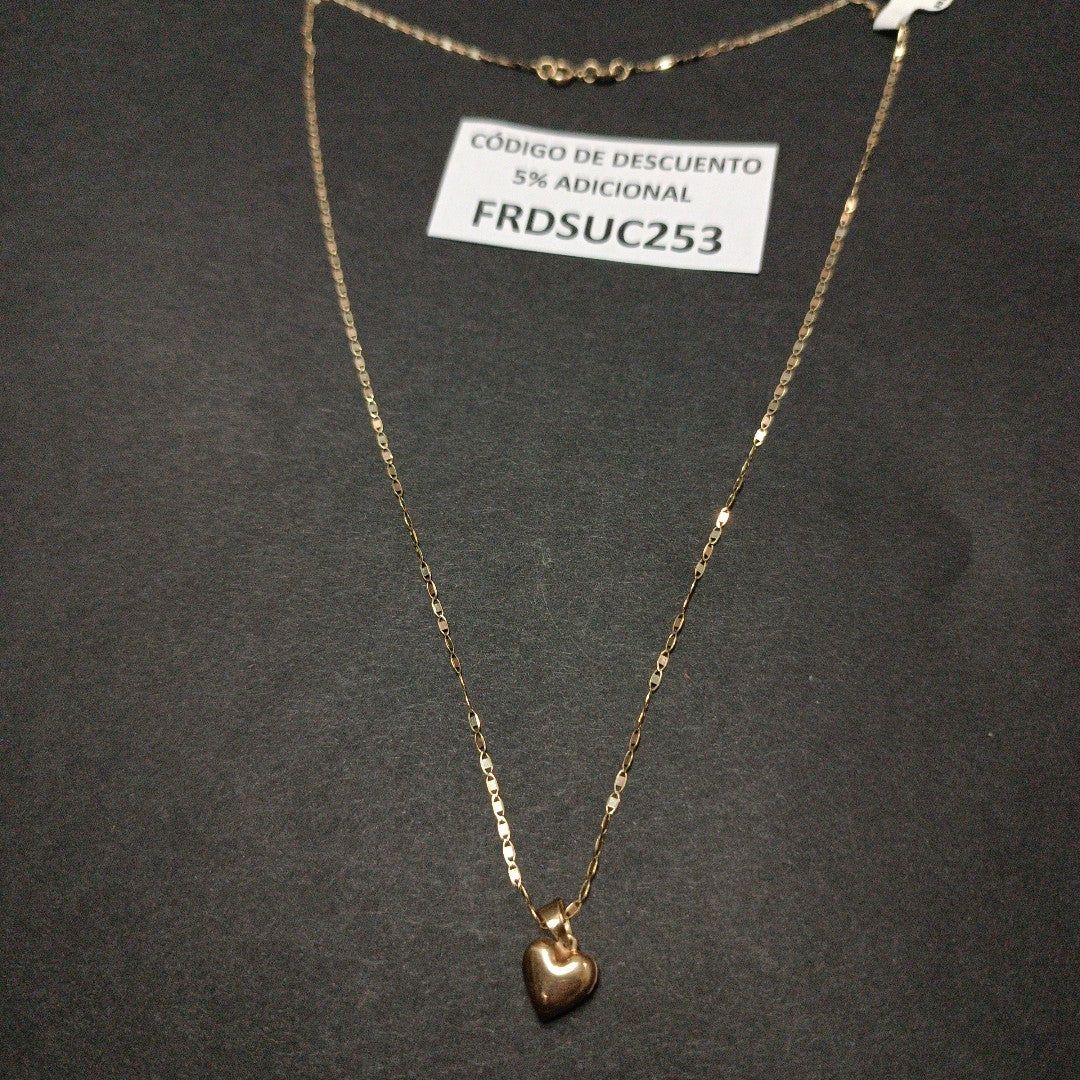 CADENA, DIJE ORO 10 K 2.2 GRMS (SEMINUEVO)