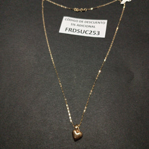 CADENA, DIJE ORO 10 K 2.2 GRMS (SEMINUEVO)