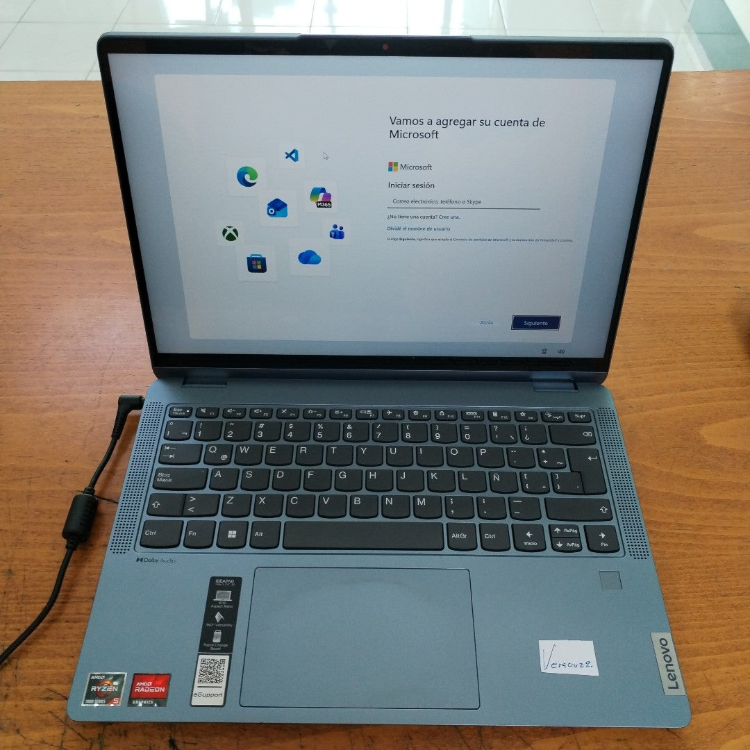 LAPTOP LENOVO IDEAPAD FLEX 5 14ABR8 (2 EN 1) (2023) 512 GB SSD 8 GB RAM (SEMINUEVO)