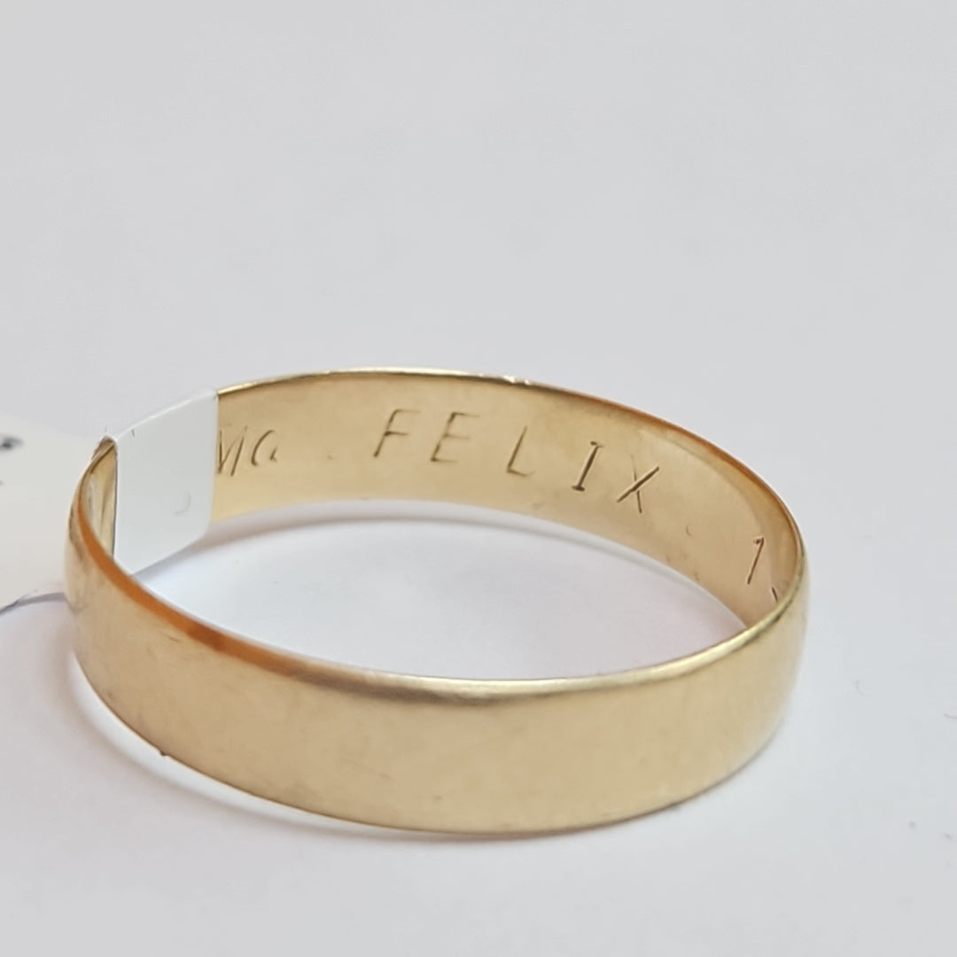ARGOLLA ORO 14 K 2,50 GRMS (SEMINUEVO)