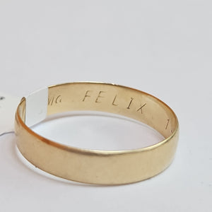 ARGOLLA ORO 14 K 2,50 GRMS (SEMINUEVO)