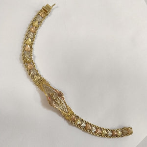 ESCLAVA ORO COMBINADO 14 K 14.2 GRMS (SEMINUEVO)