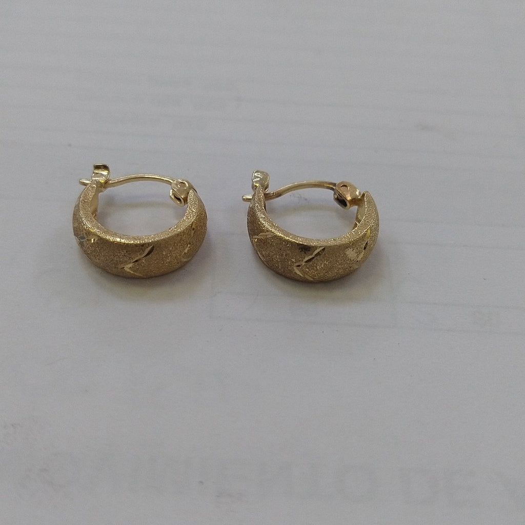 ARRACADAS PAR ORO 14 K 1.8 GRMS (SEMINUEVO)