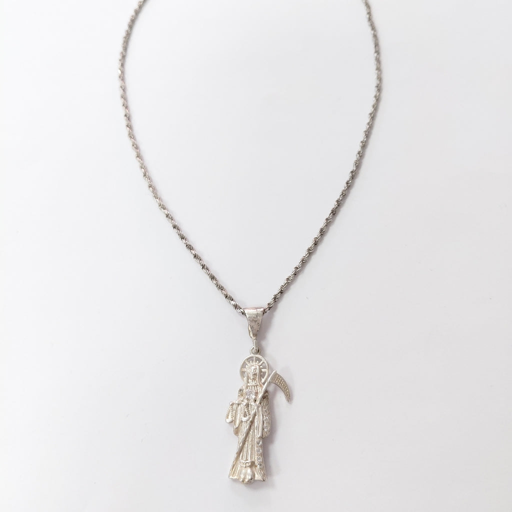CADENA, DIJE PLATA 10 GRMS (SEMINUEVO)