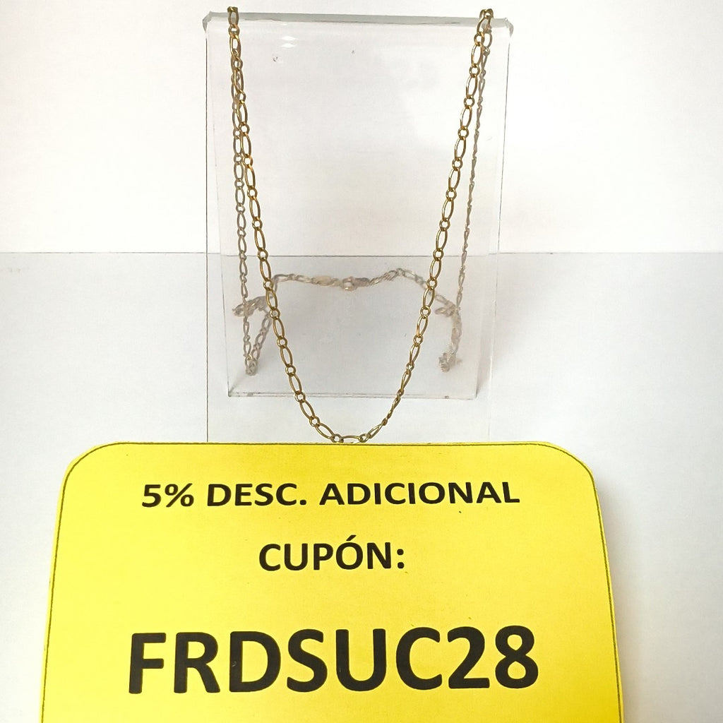 CADENA ORO 10 K 3.4 GRMS (SEMINUEVO)