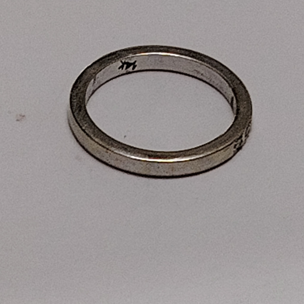 ANILLITO ORO BLANCO 14 K 2,60 GRMS (SEMINUEVO)