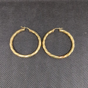 ARRACADAS PAR ORO 14 K 7,20 GRMS (SEMINUEVO)