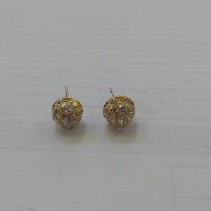 BROQUELES PAR ORO 14 K 2.2 GRMS (SEMINUEVO)
