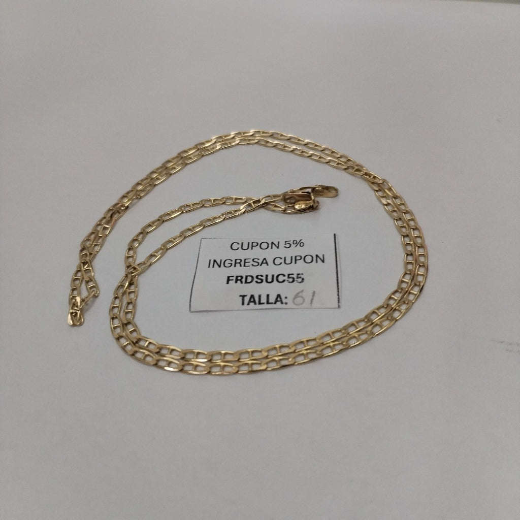 CADENA ORO 14 K 7.5 GRMS (SEMINUEVO)